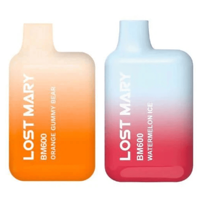Lost Mary BM600 Prefilled Pod Kit in a sleek design, offering convenient tobacco‐free vaping with rich electrolyte nicotine pods in prefilled format.